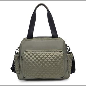 Olive Green Sol and Selene Do It All Satchel